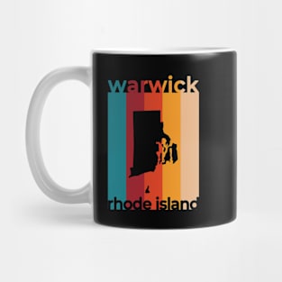 Warwick Rhode Island Retro Mug